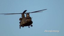 U.S. Army Boeing CH-47 Chinook Helicopter Long & Low FlyOver @ KPAE