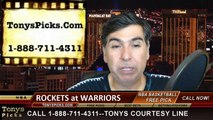 Golden St Warriors vs. Houston Rockets Game 5 Odds Free Pick Prediction NBA Playoff Preview 5-27-2015