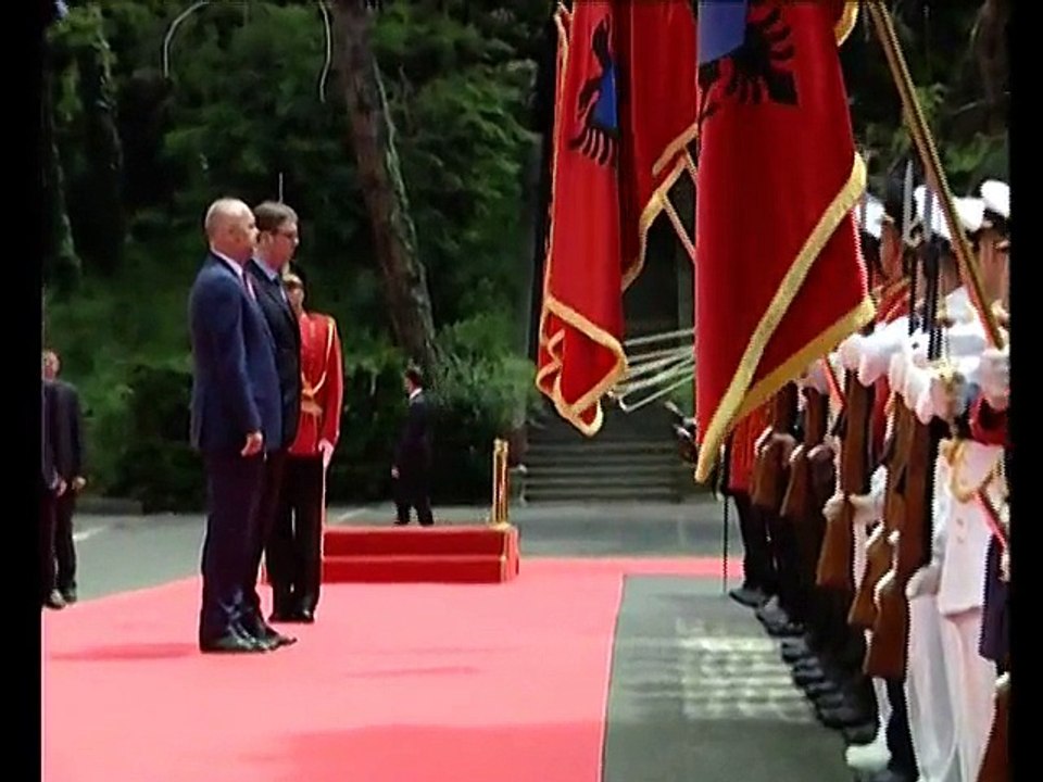 Rama-Vuçiç në Tiranë- 'Të nisë një epokë e re mes dy vendeve' - Albanian Screen TV