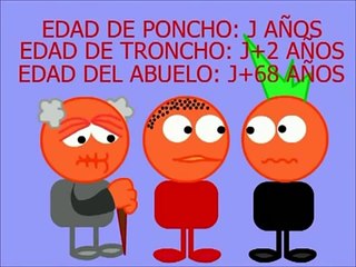 Las aventuras de Troncho y Poncho: Expresiones Algebraicas