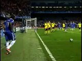 Chelsea 1-1 Barcelona: Didier Drogba Free Kick