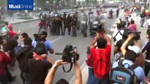 Fiery clashes break out in Mexico over the 43 missing students