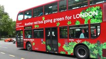 London's Buses around Marble Arch on 15th June 2013