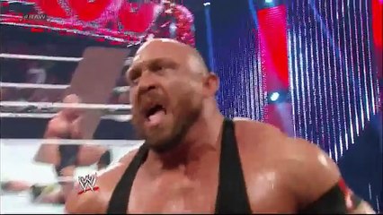 WWE John Cena vs. Ryback - Tables Match- Raw, July 29, 2013