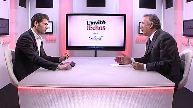 François Bayrou, l'invité des Echos - 270515