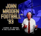 SNES - John Madden Football '93 Intro Theme