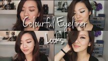 colorful eyeliner ideas by Emily Quak | shu uemura Malaysia