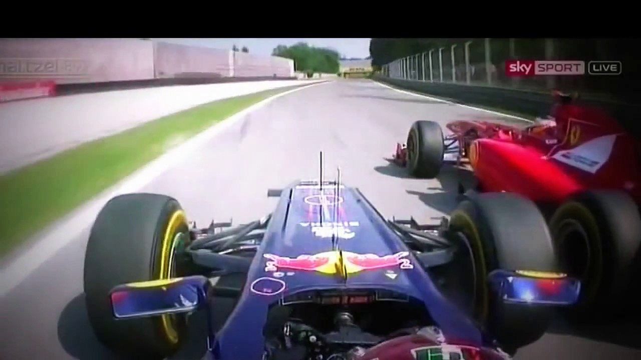 hamilton/schumacher and alonso/vettel f1 2011 Monza