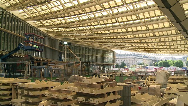 La Canopée des Halles, chantier d'une complexité historique