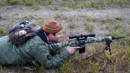 REMINGTON R25 .308 HOG HUNTING HEADSHOT