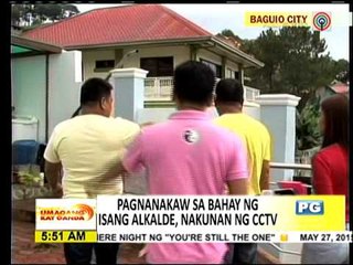 SAPUL SA CCTV: Bahay ng alkalde, nilooban