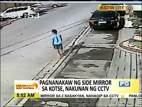 Ganito kabilis kumilos ang 'Baklas side mirror gang'