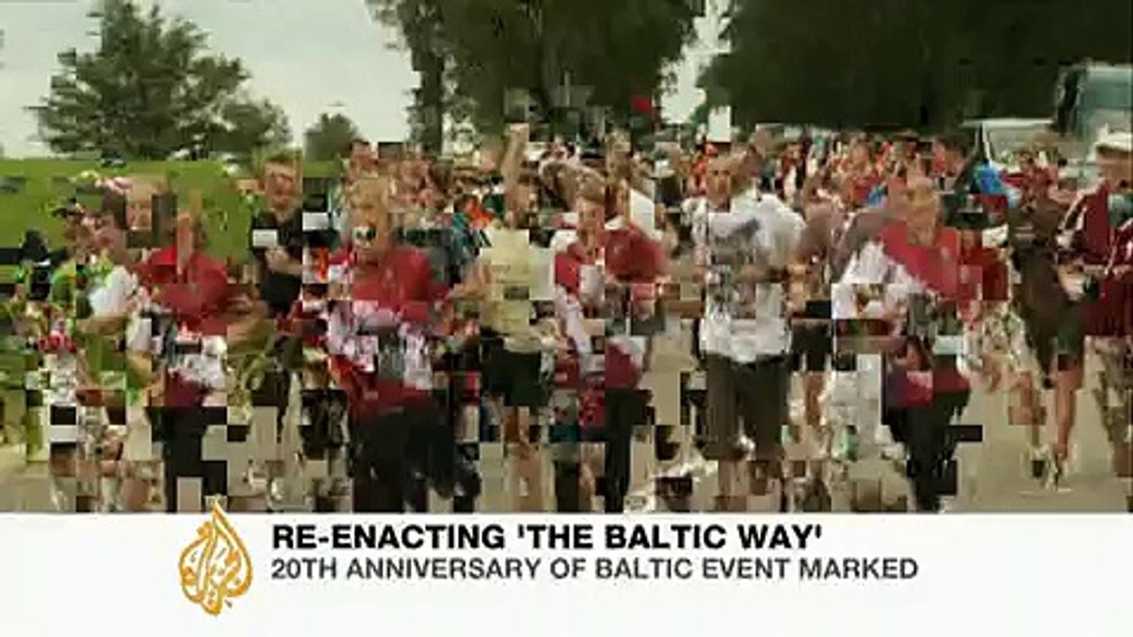 Baltic Way 20th anniversary marked - 23 Aug 09