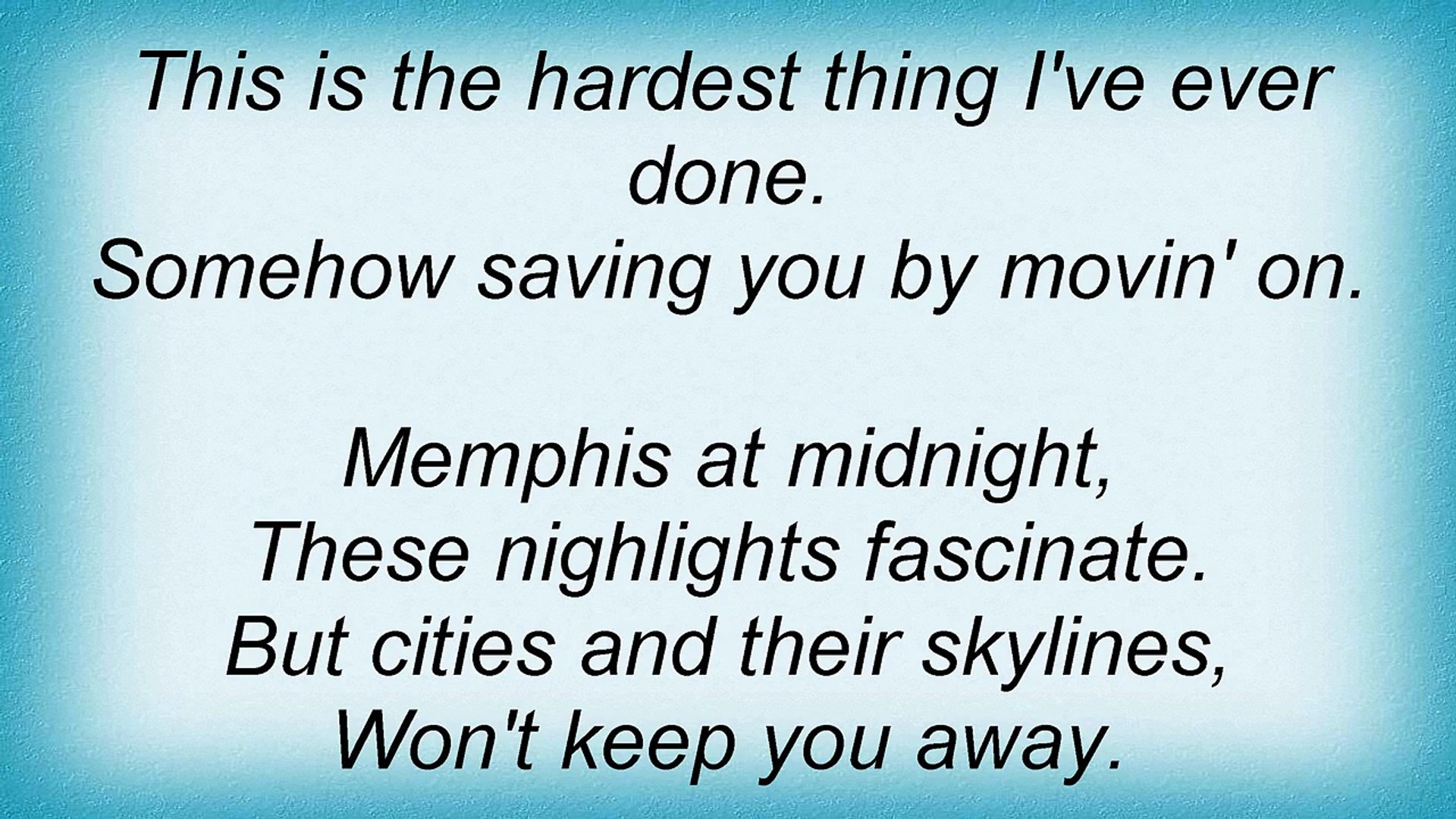 Dave Barnes Somehow Saving You Lyrics Video Dailymotion