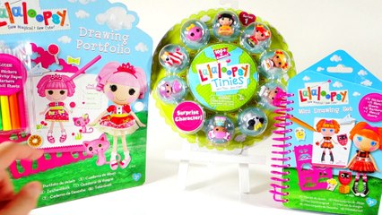 Lalaloopsy Tinies and Drawing Portfolio and Set