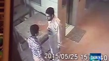 CCTV Footage of Businessman Killing Lift Operator in Karachi over an Argument
