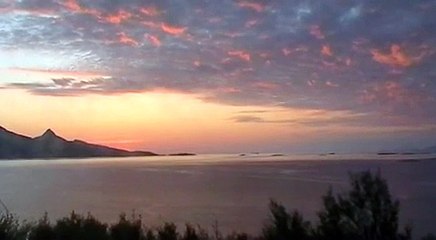 Bodo, Norway Midnight Sun in the Horizon