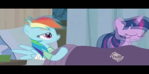 Rainbow Dash clops while her friends are away.