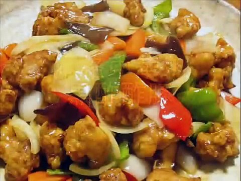 酢豚♪ (Sweet‐and‐sour pork.)