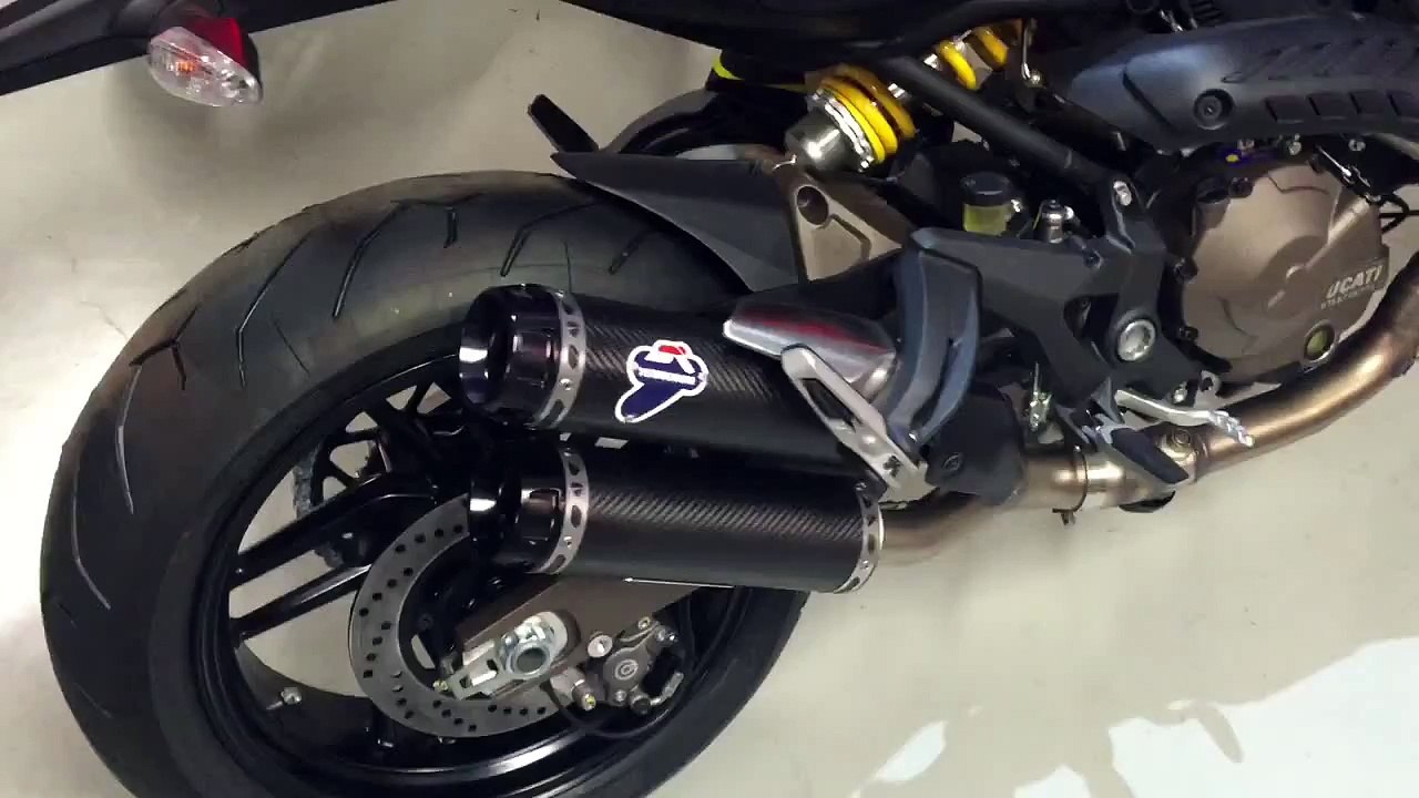 MONSTER 821 2015+ Ducati Performance Termignoni Racing Slip-on Exhaust -  video Dailymotion