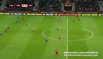 Bacca 1st chance - Dnipro vs Sevilla 27.05.2015