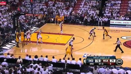 Paul George's Ferocious Dunk on Birdman in Game 2!!!