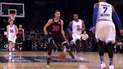 Steph Curry Dishes the Sweet Alley-Oop for Dirk