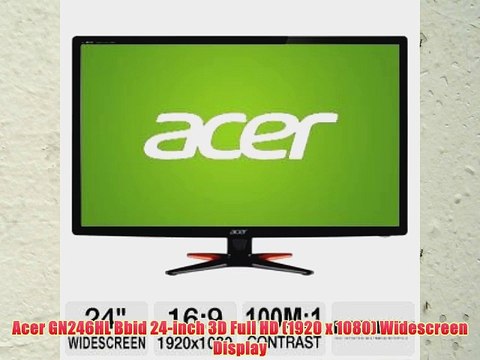 Acer GN246HL Bbid 24-inch 3D Full HD (1920 x 1080) Widescreen Display