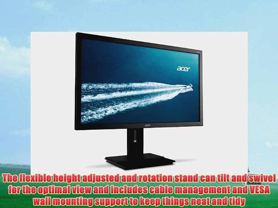 Acer B276HUL Aymiidprz 27-Inch WQHD IPS (2560 x 1440) Widescreen LED Monitor with ErgoStand