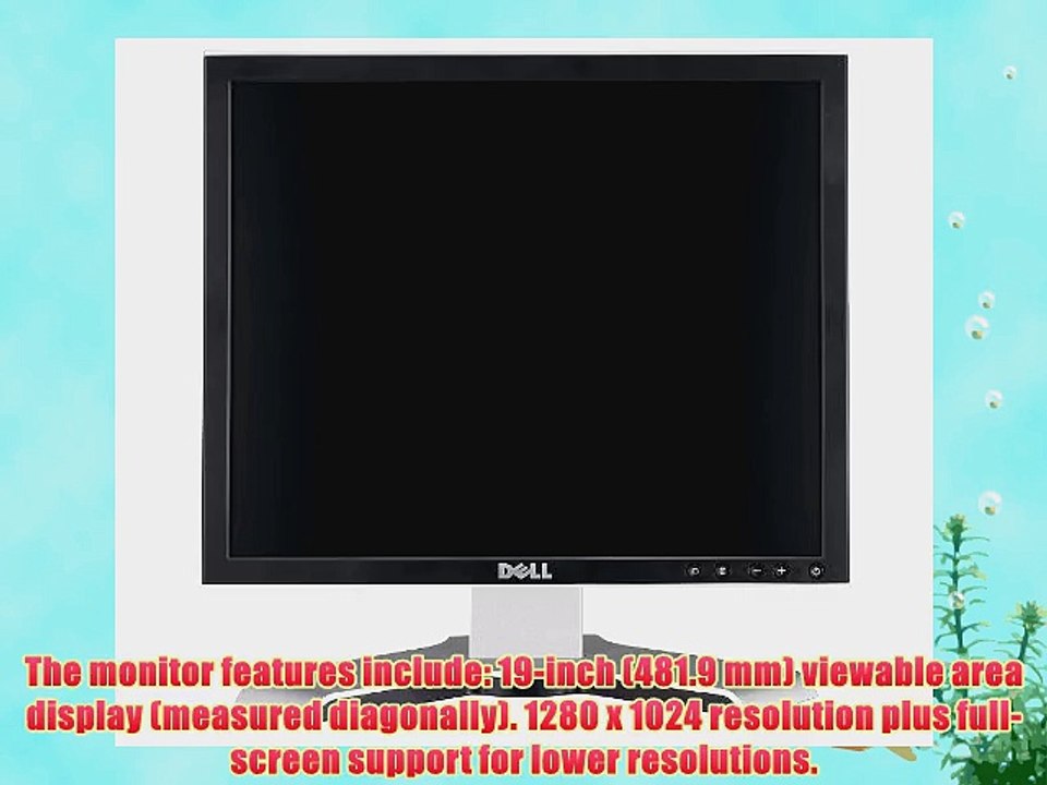 Dell 1908FP UltraSharp Black 19-inch Flat Panel Monitor 1280X1024 with Height Adjustable Stand