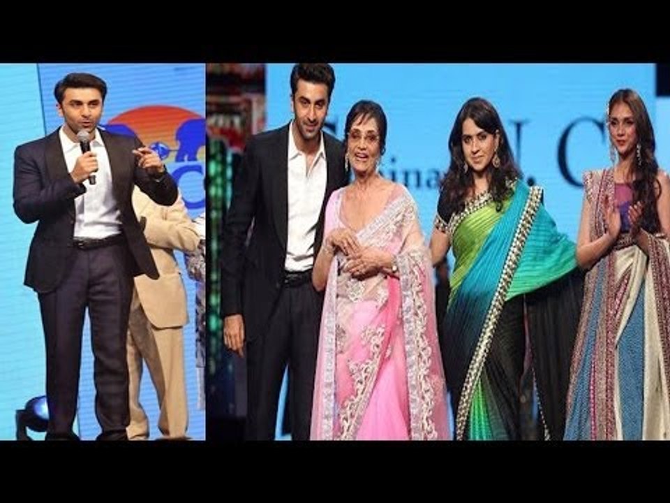 Ranbhir Kapoor & Aditi Rao @ 9th Annual 'Caring With Style' Fashion Show 2014