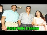 Akshay Kumar & Smita Thackeray @ Launch Of Tolpar Knife Training