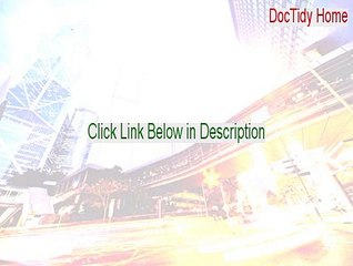 DocTidy Home Cracked [Download Now 2015]