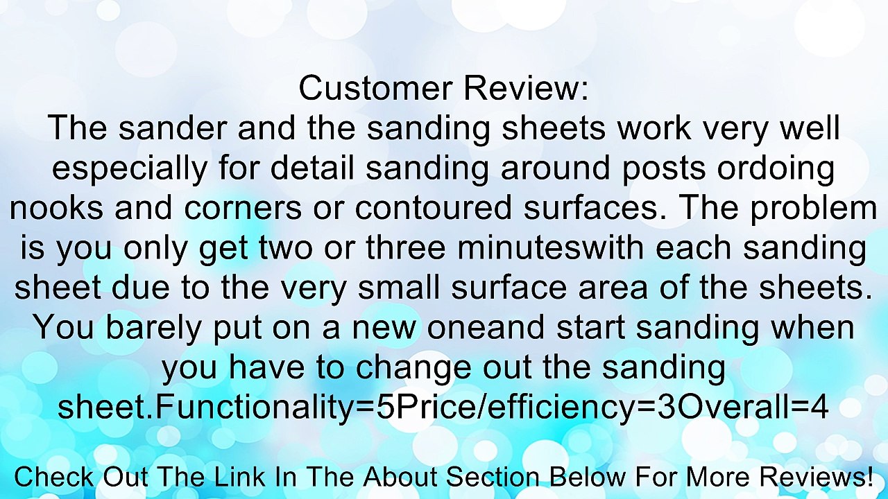 Bosch SDTW242 Detail Triangle, Hook & Loop Sanding Sheet, White, 240 Grit, 25 Pack Review