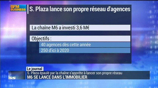 Immobilier: M6 va financer le réseau d'agences de Stéphane Plaza