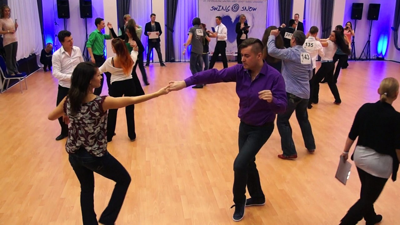 Open Strictly, Prelim Heat 1 song 1, Swing and Snow 2015