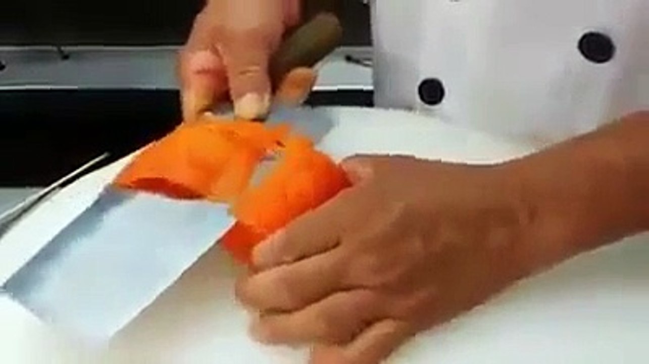 Un cuisinier transforme une carotte en filet... Vive Top Chef !!