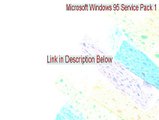 Microsoft Windows 95 Service Pack 1 Key Gen (windows 95 service pack 1)