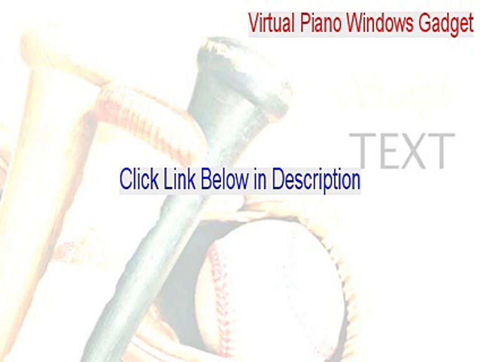 Virtual Piano Windows Gadget Crack [virtual piano windows gadget songs 2015]