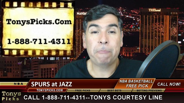 Utah Jazz vs. San Antonio Spurs Free Pick Prediction NBA Pro Basketball Odds Preview 2-23-2015