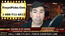 St Johns Red Storm vs. Xavier Musketeers Free Pick Prediction NCAA College Basketball Odds Preview 2-23-2015