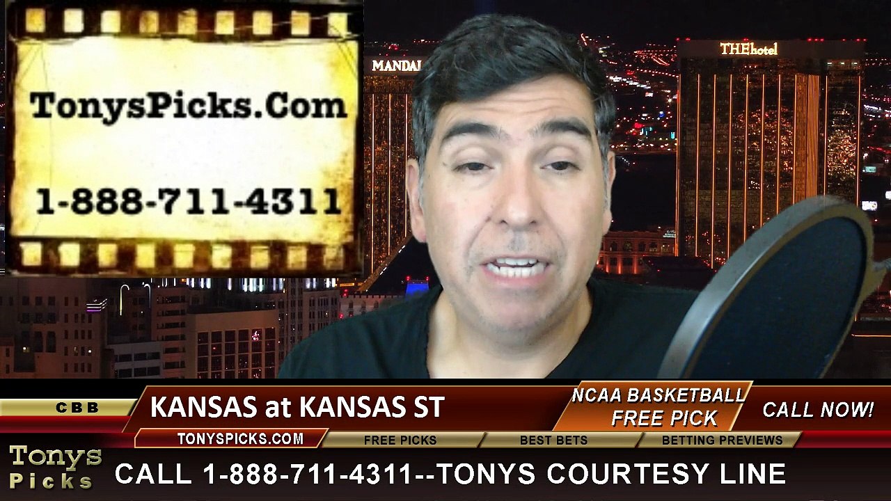 Kansas St Wildcats vs. Kansas Jayhawks Free Pick Prediction NCAA College Basketball Odds Preview 2-23-2015