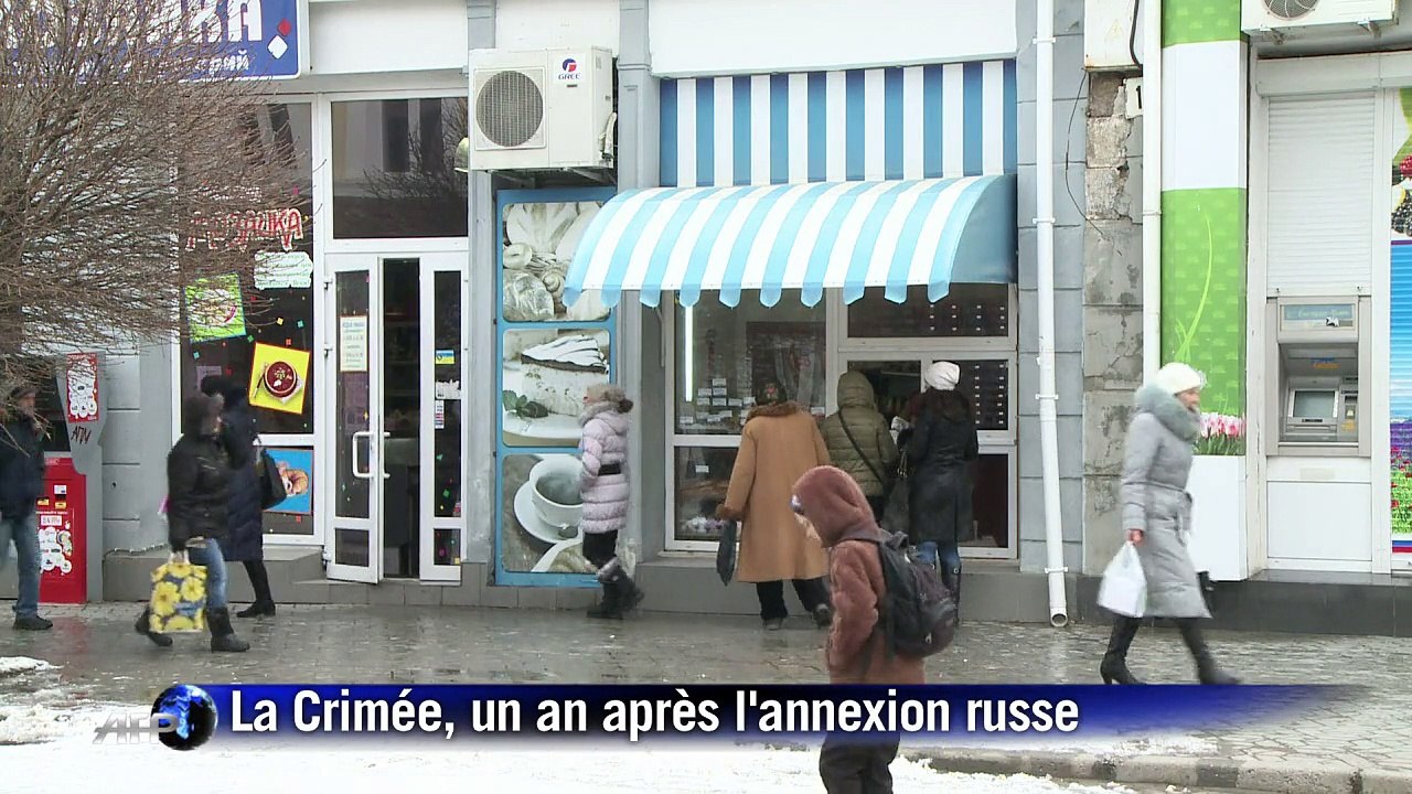 Crimée: un an après l'annexion, des habitants plutôt contents