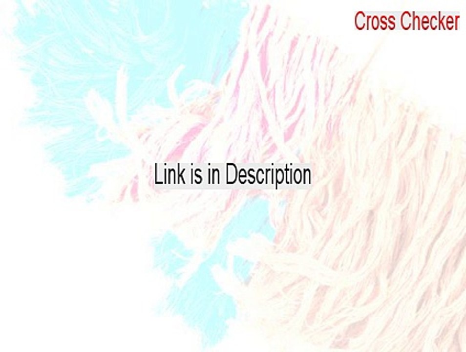 Cross Checker Key Gen (Instant Download)