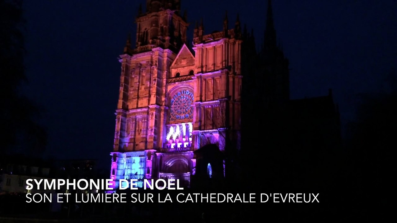 Tableau du son et lumière de Noël d'Evreux décembre 2014 MELCHIORI François