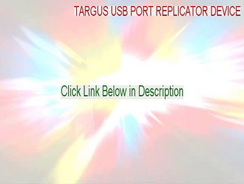 TARGUS USB PORT REPLICATOR DEVICE(USB 2.0). Crack - TARGUS USB PORT REPLICATOR DEVICE (2015)
