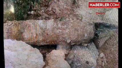 Adana?da Kanalizasyon Kazısında Top Mermisi Bulundu