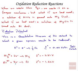 49Energy & Biological Systems - Oxidation-Reduction Reactions