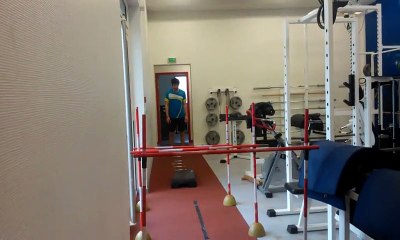 JB Grange reprend l'entraînement physique à Albertville