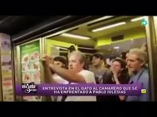 Un camarero español se enfrentó a chavista en nombre de Venezuela y se vuelve viral